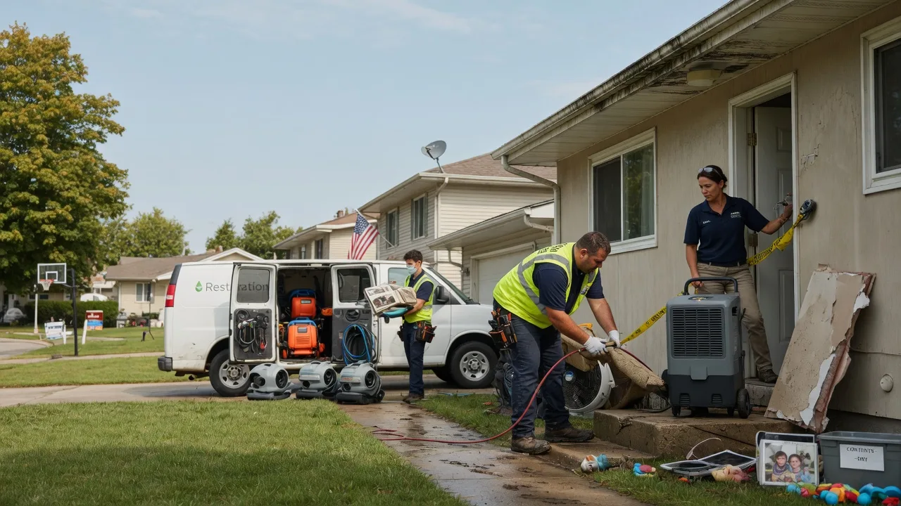 Water Damage Restoration in Peoria, IL near me